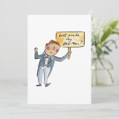 Wil je mijn getuige zijn kaart (Staand voorkant)