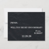 Wil je mijn getuige zijn? kaart (Achterkant)