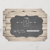 Wil je mijn getuige zijn? Metselwerkpot met krijtb Kaart (Voorkant / Achterkant)