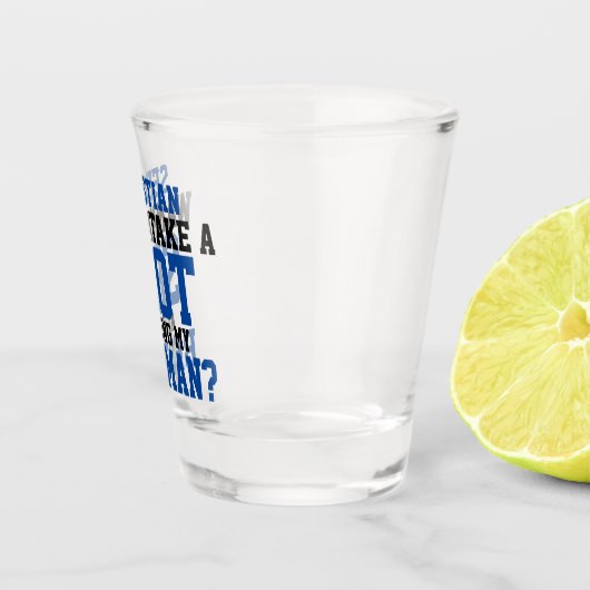 Wil je mijn getuige zijn Persoonlijk Shot Glas (Rechts)