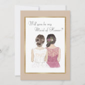 Wil je mijn getuige zijn Trouw Goud Kaart (Voorkant)