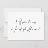 Wil je mijn getuige zijn? Voorstel voor getuige RSVP Kaartje (Voorkant)