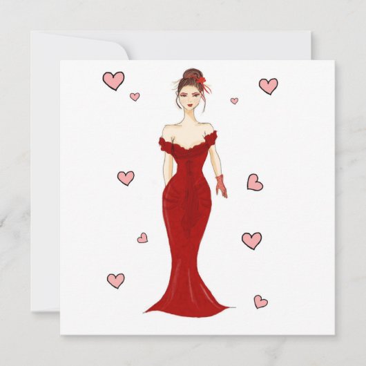 Wil je mijn gf zijn, illustratie kaart (Voorkant)