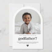 Wil je mijn Godfather Arch fotovoorstel zijn? Kaart (Voorkant)