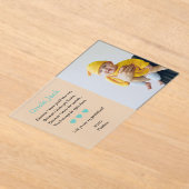 Wil je mijn Godfather-voorstel zijn Fotodoop Acryl Uitnodigingen (Laagn)