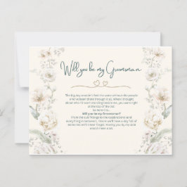Wil je mijn Groomsmen zijn - Voorstel Briefkaart