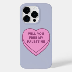 Wil je mijn Palestina bevrijden? Schattige Snoep H Case-Mate iPhone 14 Pro Hoesje