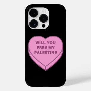 Wil je mijn Palestina bevrijden? Schattige Snoep H Case-Mate iPhone 14 Pro Hoesje