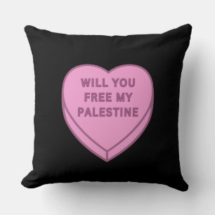 Wil je mijn Palestina bevrijden? Schattige Snoep H Kussen