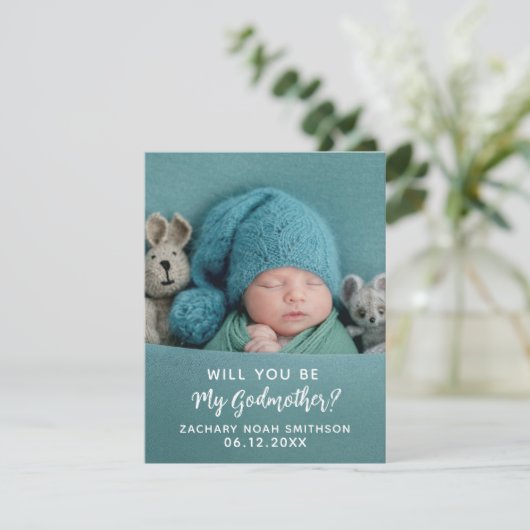 Wil je mijn peetmoeder zijn Lieve gepersonaliseerd (Staand voorkant)