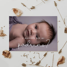 Wil je mijn peetoom zijn Godfather proposal card Kaart