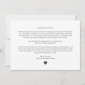 Wil je mijn peetouders zijn Landschapsfoto voorste Kaart (Achterkant)