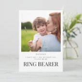 Wil je mijn ringdrager Kaart zijn? (Staand voorkant)