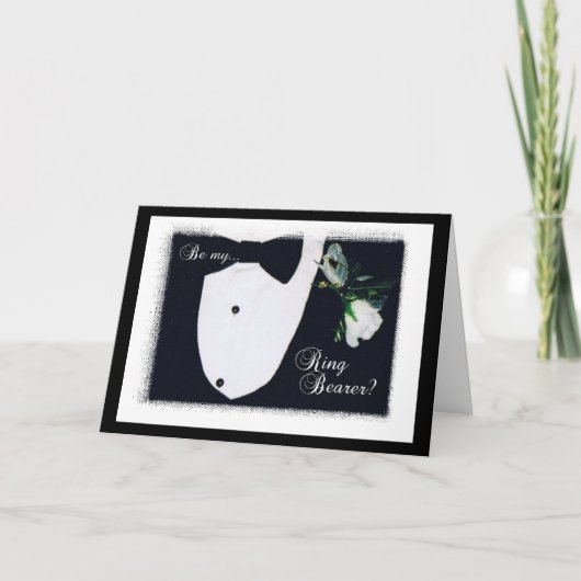 Wil je mijn ringdrager zijn? (Voorkant)