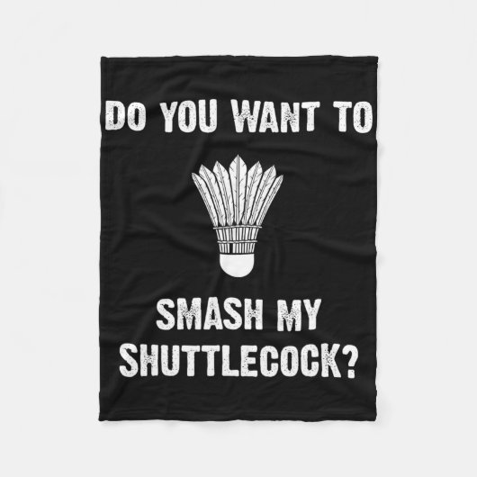 Wil je mijn shuttle kapotmaken? fleece deken (Voorkant)