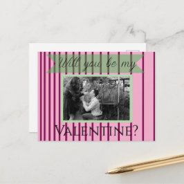 Wil je mijn Valentijn zijn? Briefkaart