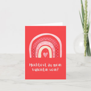 Wil je mijn Valentijn zijn?, Duitse Valentijn  Kaart