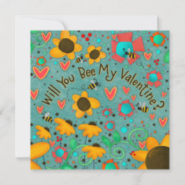 Wil je MIJN Valentijn ZIJN Leuke Floral Kinder
