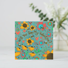 Wil je MIJN Valentijn ZIJN Leuke Floral Kinder