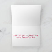 Wil je mijn Valentijnsdag Spaniel Kaart zijn (Binnen)