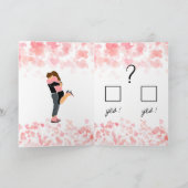 Wil je mijn Valentijnskaart zijn Kaart (Binnen)