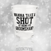 Wil je m'n huisvrouw zijn? shot glas