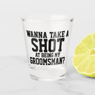 Wil je m'n huisvrouw zijn? shot glas