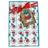 Wil je m'n Snowmaatje zijn? | Kerstmis Medium Cadeauzakje (Voorkant)