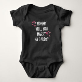 Wil je m'n vader trouwen? Baby Bodysuit