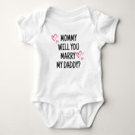 Wil je m'n vader trouwen? Baby Bodysuit