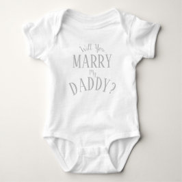 Wil je m'n vader trouwen? Baby Bodysuit