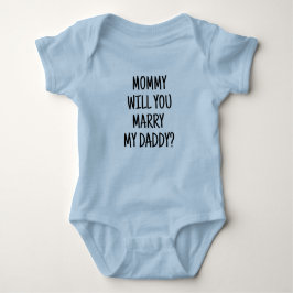 Wil je m'n vader trouwen? Baby Bodysuit