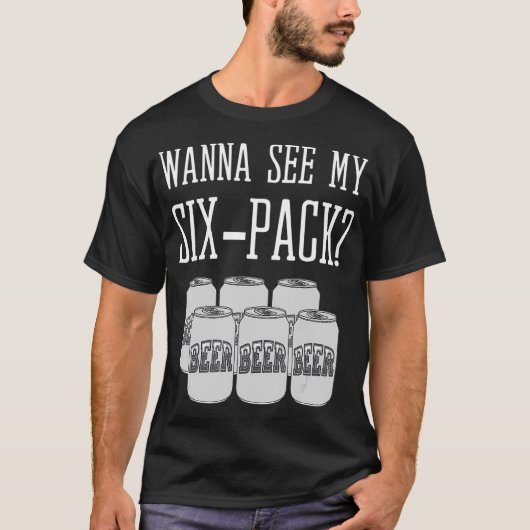 Wil je m'n zes-pak snuffel zien. t-shirt (Voorkant)