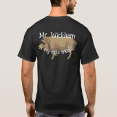 WIL JE MR DARCY'S BABY JANE AUSTEN HEBBEN? T-SHIRT (Achterkant)