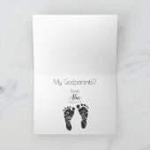 Wil je My GodParents Proposal Pink Booties zijn? (Binnen)