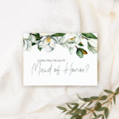 Wil je My Maid of Honor White Magnolia Floral zijn