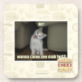 Wil je naar mahfort komen? drankjes onderzetter (Voorkant)