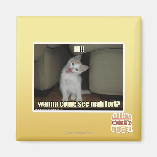 Wil je naar mahfort komen? magneet (Voorkant)