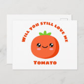 Wil je nog van me houden, Tomato? Briefkaart (Voorkant / Achterkant)