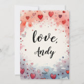 Wil je op Valentijnsdag samen spreadsheets maken? Feestdagenkaart (Achterkant)