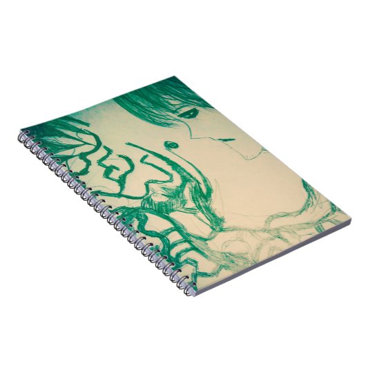 wil je overreden worden door een groen monster ? notitieboek (Rechterzijde)