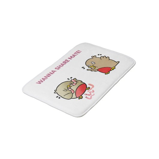 Wil je partner delen? badmat (Gekanteld)