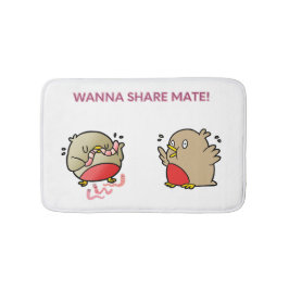 Wil je partner delen? badmat