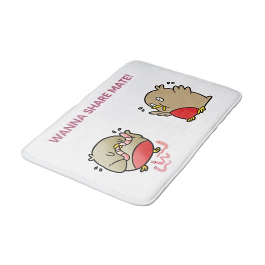 Wil je partner delen? badmat (Gekanteld)