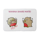 Wil je partner delen? badmat (Voorkant)