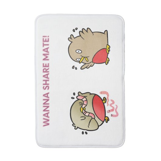 Wil je partner delen? badmat (Voorkant Verticaal)