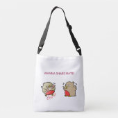 Wil je partner delen? crossbody tas (Achterkant)