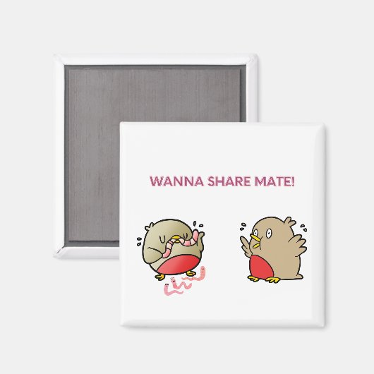 Wil je partner delen? magneet (Voorkant / Achterkant)