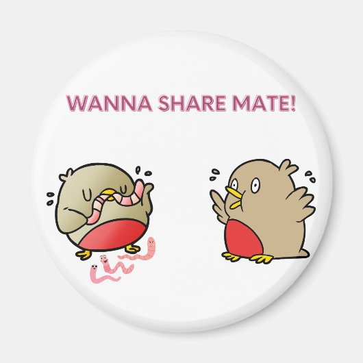 Wil je partner delen? magneet (Voorkant)