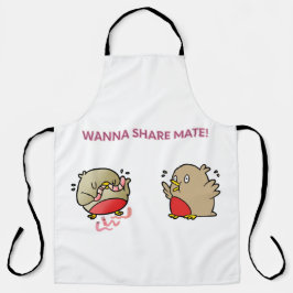 Wil je partner delen? schort